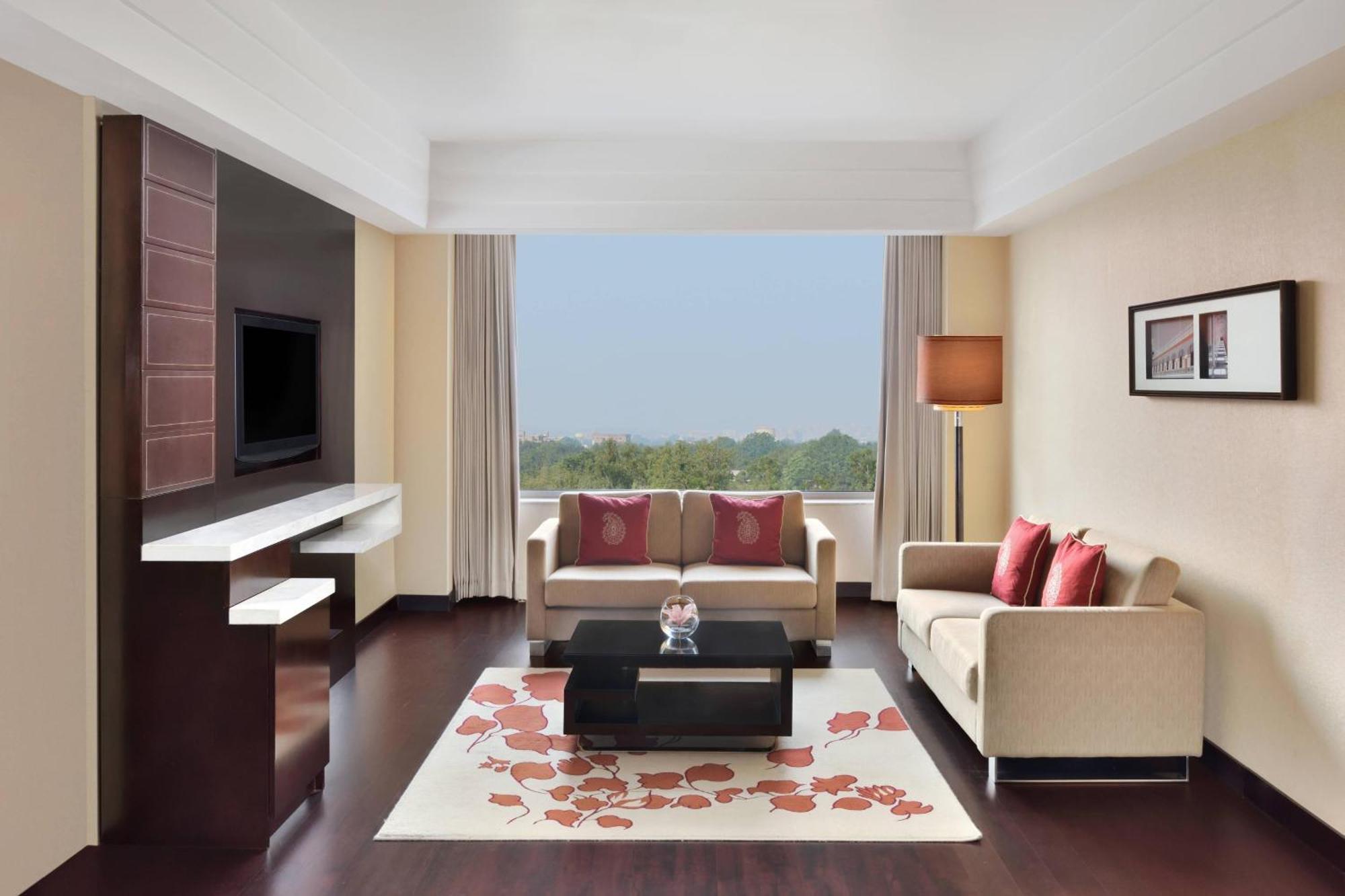 자이푸르 메리어트 호텔 외부 사진 Living room