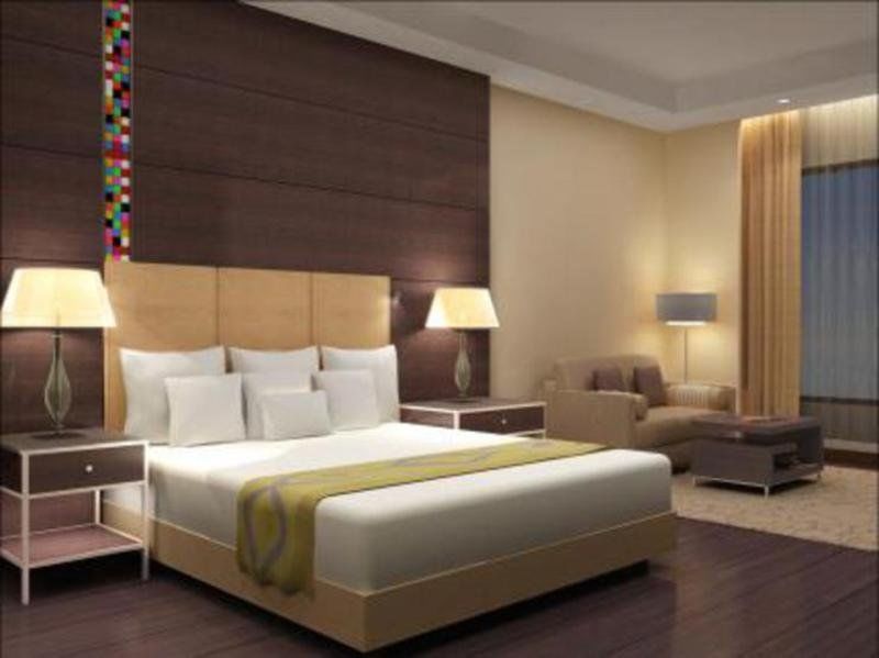 자이푸르 메리어트 호텔 객실 사진 A bedroom